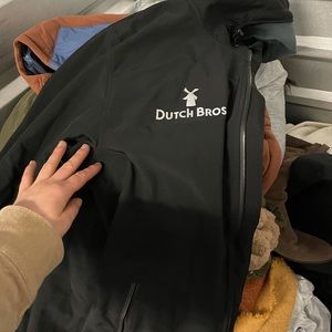 Dutch bros rain jacket
